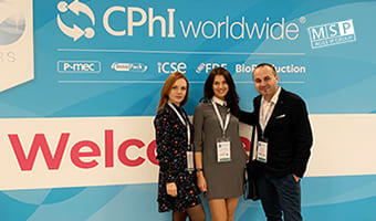The representatives of Mikhailyuk, Sorokolat and Partners participate in CPhI Worldwide 2019