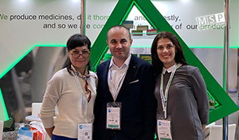 The representatives of Mikhailyuk, Sorokolat and Partners participate in CPhI Worldwide 2019